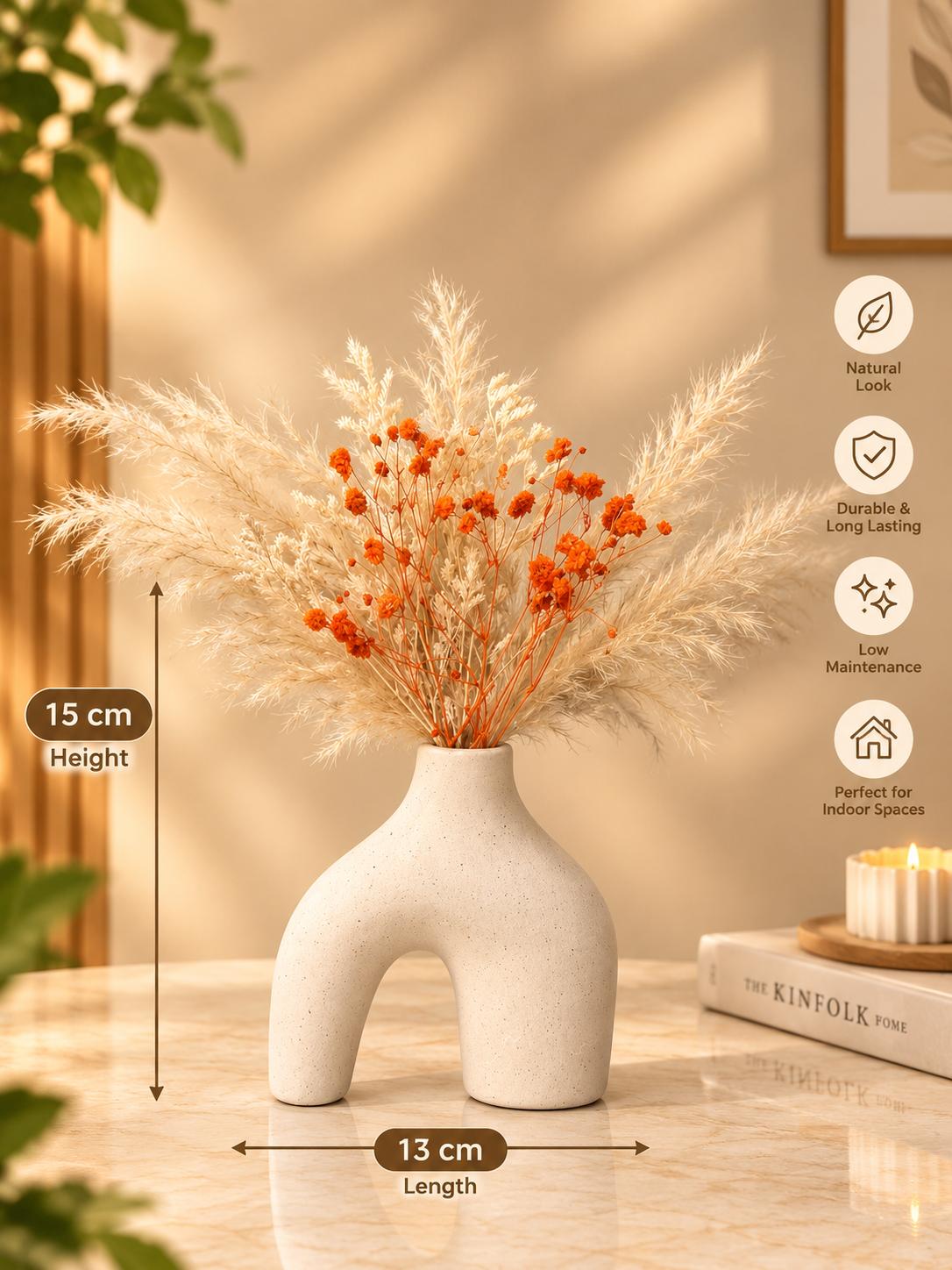 WhatsApp Image 2026-09-07 at 1.23.42 AM (2) Ceramic Arch Bridge Vase - 15cm - Image 1