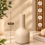 Ceramic Bottle Neck Vase - 15cm