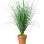 Green Artificial Onion Grass